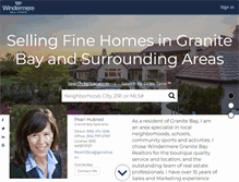 Tablet Screenshot of granitebayrealtors.com